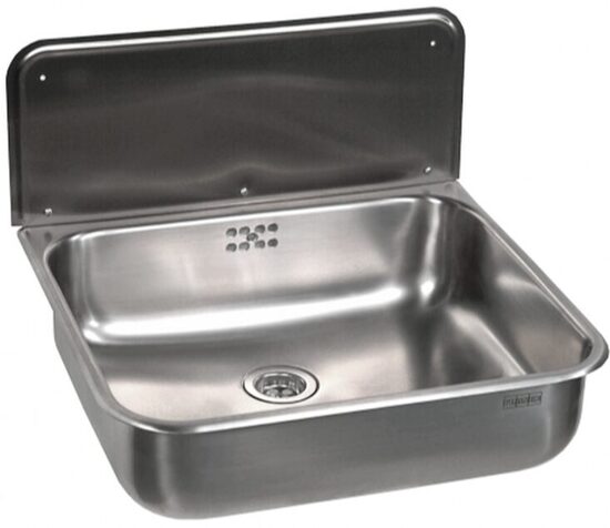 Saimniecības izlietne, nerūsējošā Tērauda OSMA 457x408x140 mm